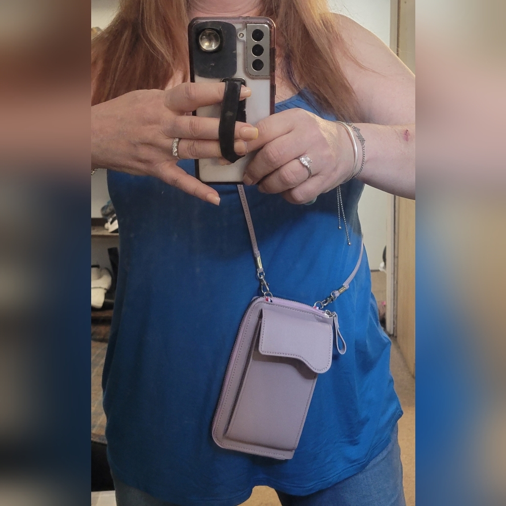 MINIMALIST PHONE CASE WALLET CROSSBODY. VARIOUSE COLORS. - Picture 8 of 8